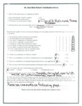 Patient's Satisfaction Survey