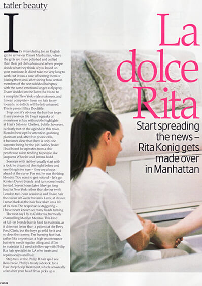 Tatler Magazine Visits Dr. Rizk's Practice