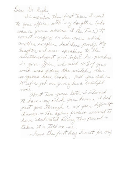 written testimonial #3949