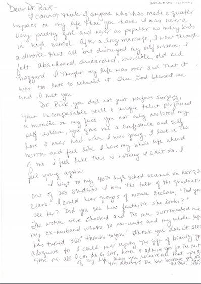 written testimonial #3935