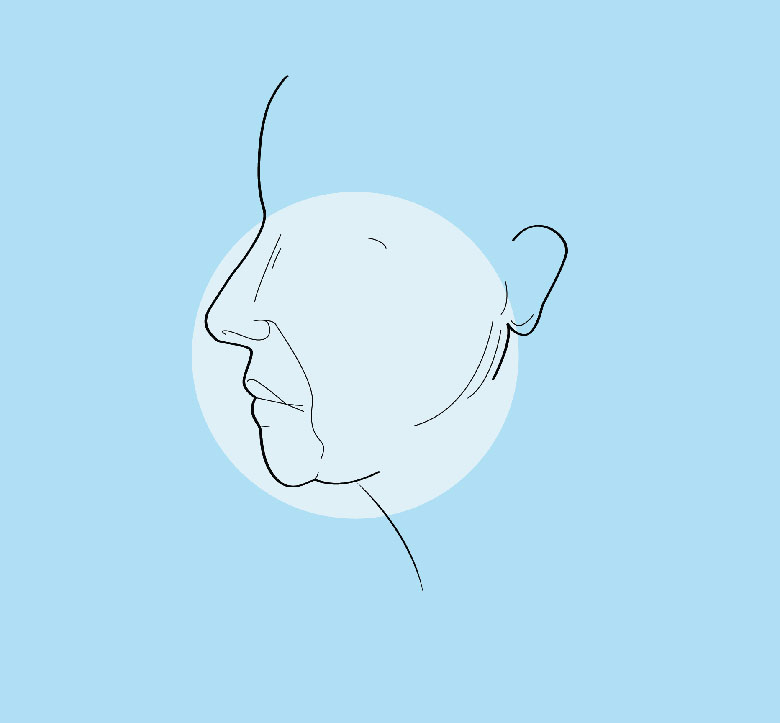 Sagging Face illustration photo