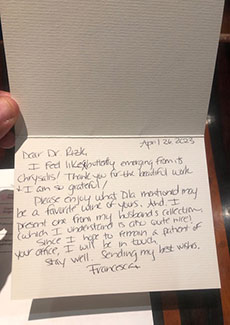 written testimonial #6757