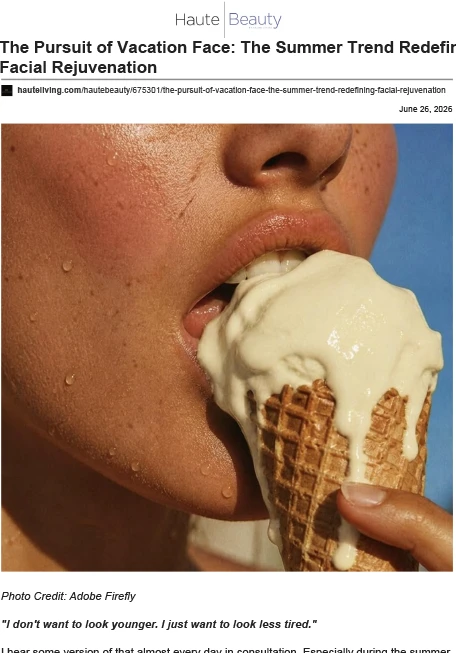 The Pursuit of Vacation Face: The Summer Trend Redefining Facial Rejuvenation